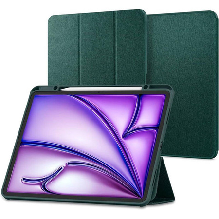 Spigen Urban Fit - Etui do iPad Air 11” M2 (2024) / iPad Air 10.9” (5-4 gen.) (2022-2020) (Midnight Green) (ACS07755)
