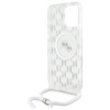 Karl Lagerfeld IML Crossbody Monogram Karl & Choupette Head MagSafe - Etui iPhone 16 Pro Max (przezroczysty) (KLHMP16XHCKCKLCT)