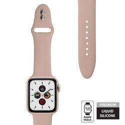 Crong Liquid - Pasek do Apple Watch 38/40/41/42 mm (piaskowy róż) (CRG-40LQB-PSN)
