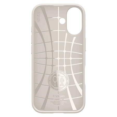 Spigen Liquid Air - Etui do iPhone 17 (Natural Titanium) (ACS10372)