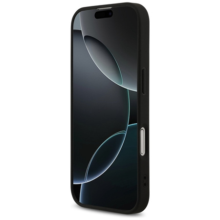 Guess 4G Printed Stripes MagSafe - Etui iPhone 17 (czarny) (GUHMP17SP4RPSK)