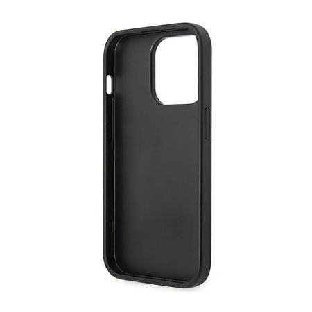 Karl Lagerfeld Glitter Flakes Ikonik - Etui iPhone 14 Pro Max (srebrny) (KLHCP14XGFKPG)