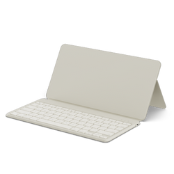 Satechi OntheGo Keyboard - bezprzewodowa klawiatura do trzech urządzeń z podstawką na smartfon/tablet (sand) (ST-KOTGW-EN)