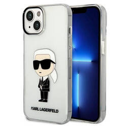Karl Lagerfeld IML NFT Ikonik - Etui iPhone 14 Plus (przezroczysty) (KLHCP14MHNIKTCT)