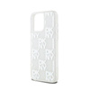 DKNY Liquid Glitter Multilogo - Etui iPhone 15 Pro Max (biały) (DKHCP15XLCPEPT)