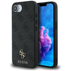 Guess 4G Small 4G and Classic MagSafe - Etui do iPhone 16e (czarny) (GUHMPSE4P4SM4MK)
