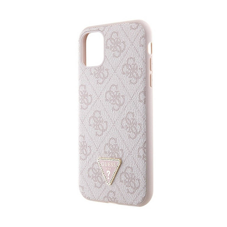 Guess Crossbody 4G Metal Logo - Etui iPhone 11 (różowy) (GUHCN61P4TDSCPP)