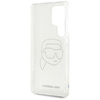 Karl Lagerfeld Rhinestones Karl Head Logo - Etui Samsung Galaxy S25 Ultra (przezroczysty) (KLHCS25LHKHDCELT)