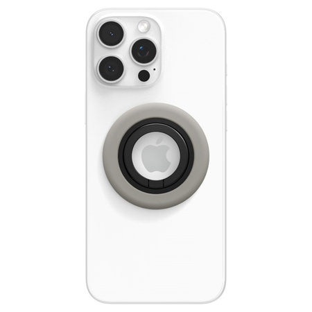 Spigen Nano Pop MagSafe Phone Ring - Magnetyczny uchwyt na palec z funkcją podstawki (Truffle Grey) (AMP09032)