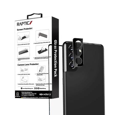 X-Doria Raptic Glass Protection Pack – Zestaw szkło hartowane na ekran + nakładka na aparat Samsung Galaxy S22+ (461153)