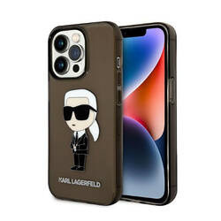 Karl Lagerfeld IML NFT Ikonik - Etui iPhone 14 Pro (czarny) (KLHCP14LHNIKTCK)