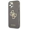 Guess Glitter 4G Big Logo - Etui iPhone 12 Pro Max (czarny) (GUHCP12LPCUGL4GBK)