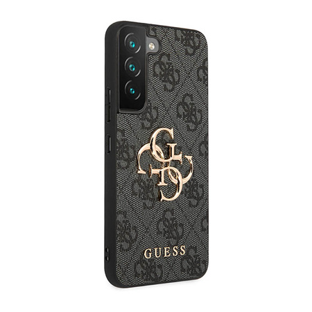 Guess 4G Big Metal Logo - Etui Samsung Galaxy S23 (szary) (GUHCS23S4GMGGR)