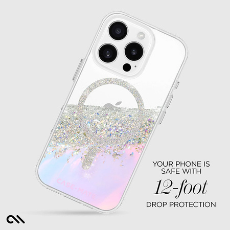 Case-Mate Karat MagSafe - Etui iPhone 16 Pro (Holographic Soap Bubble) (CM054716)