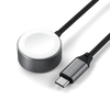 Satechi USB-C Fast Charging Cable - kabel ładujący USB-C do Apple Watch, 5W 20 cm - gwiezdna szarość (ST-QCAWM)