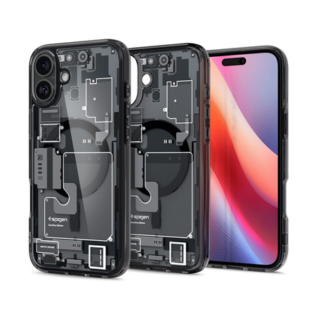 Spigen Ultra Hybrid Mag MagSafe - Etui do iPhone 16 (Zero One) (ACS08208)