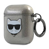 Karl Lagerfeld Choupette Head Glitter - Etui Airpods (czarny) (KLA2UCHGK)