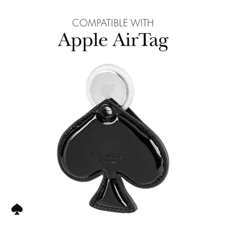 Kate Spade New York Charm Keychain - Etui ochronne brelok do Apple AirTag (Spade) (KS056998)