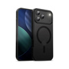 Crong Hybrid Frost MAG Cover - Etui MagSafe iPhone 17 Pro Max (czarny) (CRGHFMIP1769PBLK)