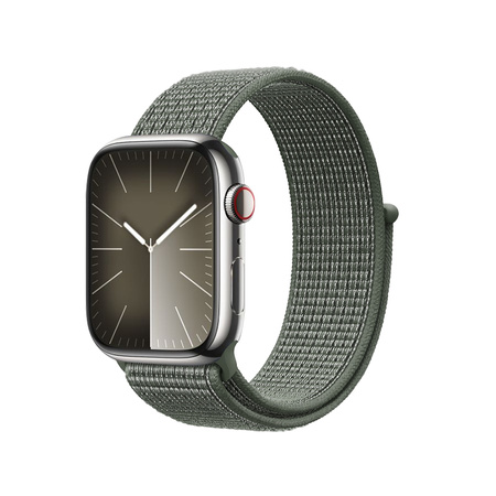 Crong Nylon - Pasek sportowy do Apple Watch 38/40/41/42 mm (Military Green) (CRG40NLBMGN)