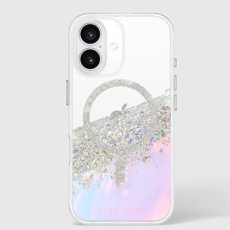 Case-Mate Karat MagSafe - Etui iPhone 16 (Holographic Soap Bubble) (CM054714)
