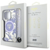 Guess Palm Trees Triangle Pearl Strap MagSafe - Etui do iPhone 16 Pro Max (fioletowy) (GUHMP16XHPCTPLSU)