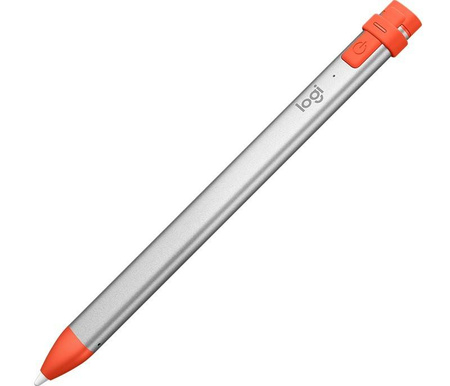 Logitech Rysik Crayon do iPada srebrny/pomarańczowy (914-000034)
