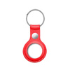 Crong Leather Case with Key Ring – Skórzane etui ochronne brelok do Apple AirTag (czerwony) (CRG-ATL-RED)