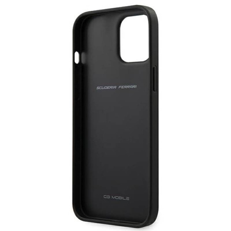 FERRARI Off Track Perforated - Etui iPhone 12 Pro Max (czerwony) (FEOGOHCP12LRE)
