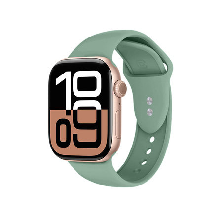 Crong Liquid - Pasek do Apple Watch 38/40/41/42mm (szałwiowy) (CRG40LQBSAG)