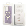 Guess 4G MagSafe - Etui iPhone 14 Pro Max (Purpurowy) (GUHMP14XH4STU)