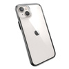 Speck Presidio Perfect-Clear with Impact Geometry - Etui iPhone 15 Plus / 14 Plus z powłoką MICROBAN (Clear / Black) (150124-5905)