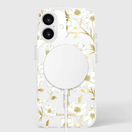 Kate Spade New York Protective Gems MagSafe - Etui iPhone 16 (Sunshine Floral) (KS054342)