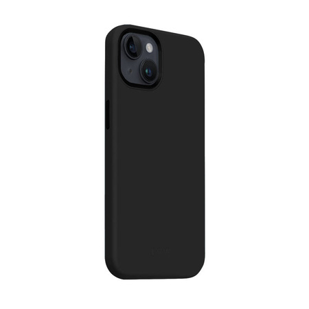 Crong Color Cover LUX Magnetic - Etui iPhone 15 Plus MagSafe (czarny) (CRG-COLRLM-IP1567-BLK)