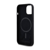 Karl Lagerfeld Silicone Choupette Head MagSafe - Etui iPhone 15 Plus / 14 Plus (czarny) (KLHMP15MSCHPPLK)