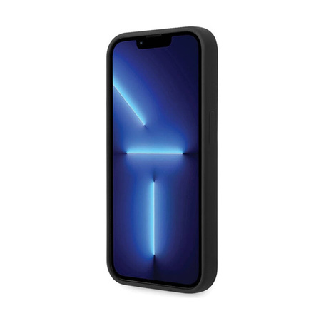 BMW Silicone Metal Logo - Etui iPhone 15 Pro Max (czarny) (BMHCP15XSILBK)