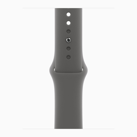 Apple Watch Series 10 GPS + Cellular 42mm Koperta z tytanu w kolorze naturalnym, pasek sportowy w kolorze górskiej szarości - M/L (MWXE3ET/A)