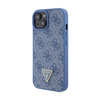 Guess Crossbody 4G Metal Logo - Etui iPhone 15 (niebieski) (GUHCP15SP4TDSCPB)