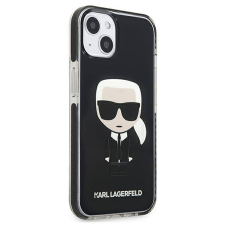 Karl Lagerfeld Fullbody Ikonik - Etui iPhone 13 mini (Black) (KLHCP13STPEIKK)