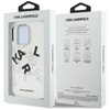 Karl Lagerfeld IML Sketched Graphic - Etui iPhone 16 Pro Max (przezroczysty) (KLHCP16XHMLGFCH)