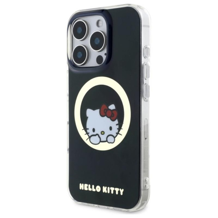 Hello Kitty IML Sweet Kitty MagSafe - Etui iPhone 16 Pro (czarny) (HKHMP16LHSWKK)