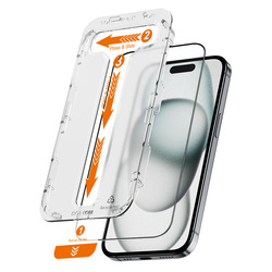 Crong EasyShield 2-Pack - Szkło hartowane iPhone 16 Plus / iPhone 15 Plus (2 sztuki) (CRGES2PIP1567)