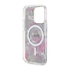 Guess Flower MagSafe - Etui iPhone 14 Pro (Zielony) (GUHMP14LHCFWSA)