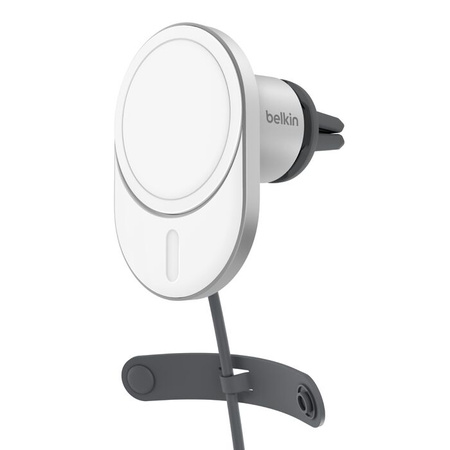 Belkin Ładowarka samochodowa, magnetyczna, Qi2.0, 15W, szara (WIC008BTGR-NCV2)