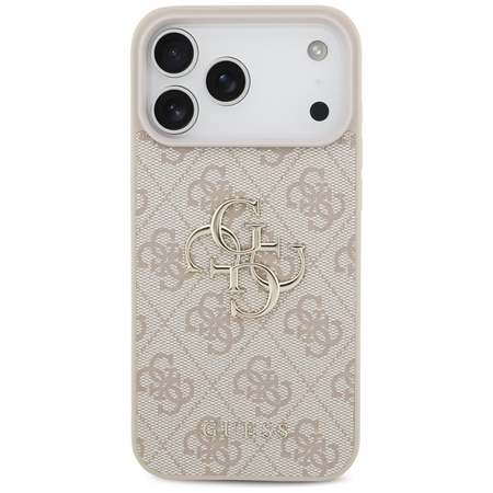 Guess 4G Big Logo - Etui iPhone 17 Pro Max (różowy) (GUHCP17X4GMGPI)