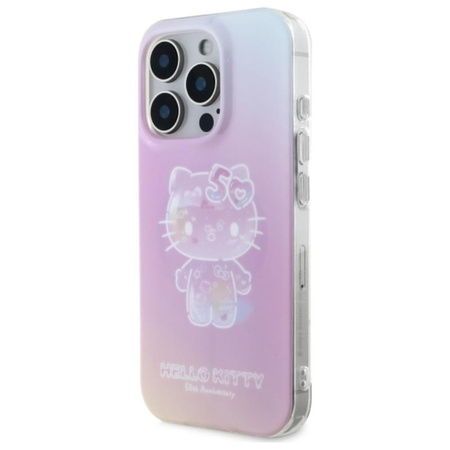 Hello Kitty IML 50TH Anniversary MagSafe - Etui iPhone 16 Pro (różowy) (HKHMP16LH50AP)