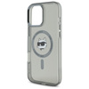 Karl Lagerfeld IML Metal Choupette Head MagSafe - Etui iPhone 16 Pro Max (czarny) (KLHMP16XHLSCHK)