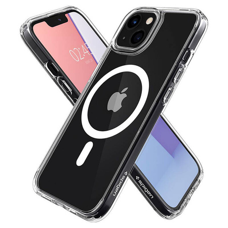 Spigen Ultra Hybrid Mag MagSafe - Etui do iPhone 13 (Biały) (ACS03528)
