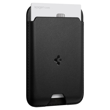 Spigen Valentinus Pro MagSafe - Portfel magnetyczny (Black) (AFA09442)