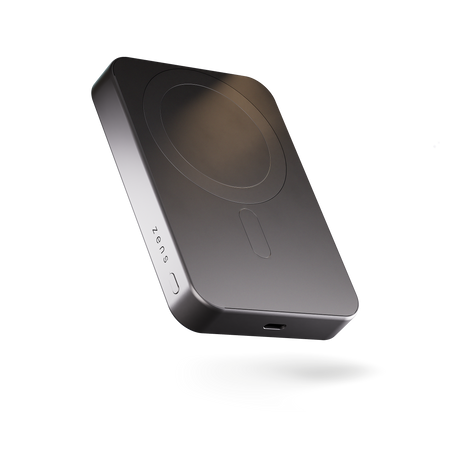ZENS Slim Qi2 Aluminium Powerbank - magnetyczny powerbank 10000 mAh kompatybilny z MagSafe i Qi2 (black) (ZEPP10B/00)